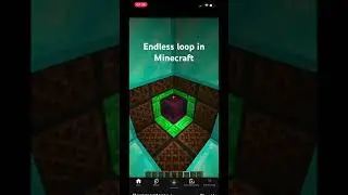 Endless loop Minecraft #minecraft #loop