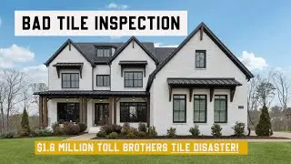 Tile Inspection of Toll Brothers new construction 2024 in Roswell, GA. #newhome #realestate