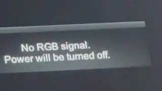 No RGB signal 