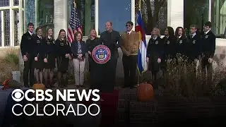 Colorado Gov. Jared Polis pardons two turkeys, highlights Colorado agriculture