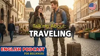 Slow English Conversation Practice | Talking about Traveling  (Beginner&ndash;Intermediate)