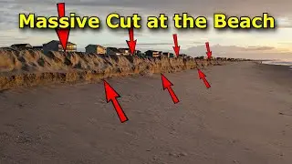 Massive Cut at the Beach Metal Detecting