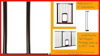 Bon produit -  North States MyPet 2 Bar Extension pour Tall Petgate Passage : Ajoutez une extension