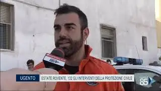 08 Settembre 2020   Ugento LE   Estate rovente, 132 gli interventi della Protezione Civile