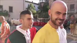 Palio Casole d'Elsa arrivano i Cavalli in Piazza10 Luglio 2022