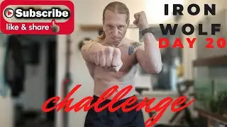 iron wolf december challenge 2021🐺 day 20 the war machine routine pt 1( 190 burpees, 1000 pushups)