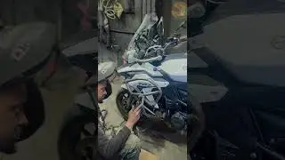 Crash bar benelli trk 502 🇲🇦#crashbar #casablanca #moto #benelli #benellitrk