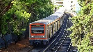 Athens Metro Line 1 - Traffic Βetween Piraeus and Monastiraki | Part 1