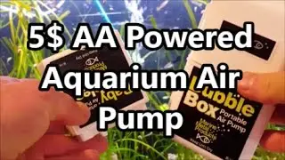 5 $ AA Battery Powered Aquarium Air Pump
