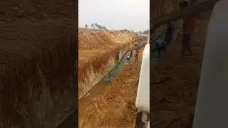 drain ka PCC ho raha hai ड्रेन का पीसीसी हो रहा है