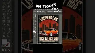 How to Design T-Shirts with AI | Retro Car Art Tutorial By Grafyloft  #tshirtdesign#tutorial
