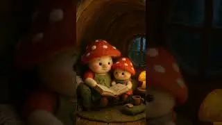 Happy Lil Mushroom People - Reading