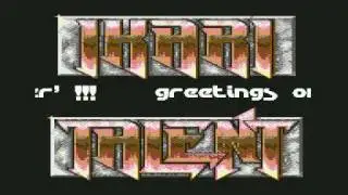 commodore 64 8 bit cracktro IKARI & TALENT 