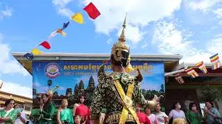 Richard, 10 years old , performing Khmer classical dance at Wat Oddom Samakum Khmer in Auckland 2022