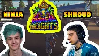 NINJA AND SHROUD PLAY RADICAL HEIGHTS - RADICAL HEIGHTS Funny Moments