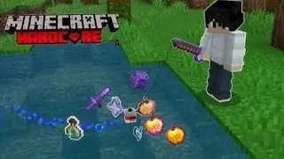 | Minecraft But fishing give | OP items Hard core |