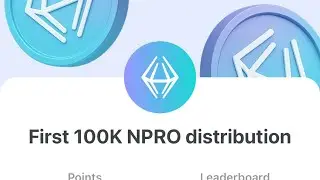 Near protocol wallet | mining NPRO token fast | backed by near protocol | free 100$ 