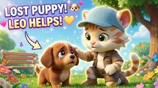 Leo Helps a Lost Puppy 🐶💛 | Moral Story for Kids | Leo Solves Problems