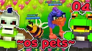 Agora temos pets e nada mais nos abalar&aacute; 🐝🐦 no cube world