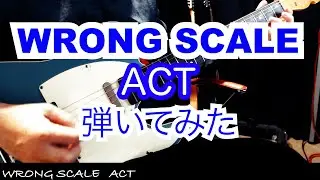 【guitar cover】WRONG SCALE  ACT弾いてみた