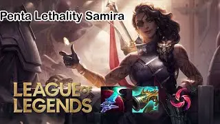 LETHALITY SAMIRA COUNTERS KATARINA! EASY PENTAS! MUST BUILD!