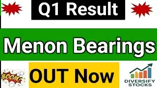 Menon Bearings q1 results 2026 | Menon Bearings share latest news | Menon Bearings q1 results today 