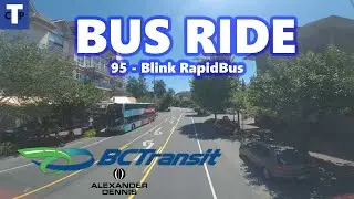 BC Transit Bus Ride | 2008 ALD Enviro 500 9502 on 95 