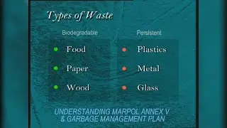 Understanding MARPOL Annex V...Garbage Management Plan #ship #marpol #annexv #garbage #cleanocean