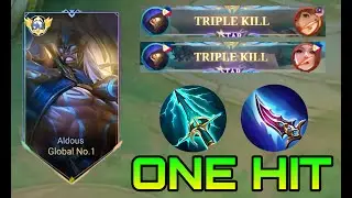 GLOBAL 1 ALDOUS! One Hit Build Paling Sakit | Build Aldous Tersakit 2026