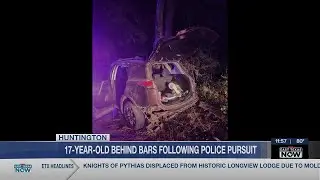 Huntington teen arrested after multi-agency pursuit