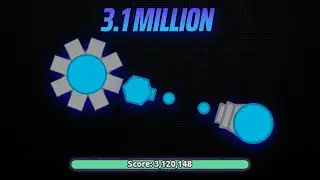 Diep.io - World Record 3.1 MILLION Score with New Tank Firework!
