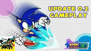 Sonic Rush 3D update 0.2 (SAGE 2021) - gameplay