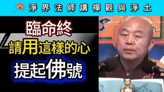 臨命終 請用這樣的心提起佛號！ ~ 淨界法師《禪觀與淨土》觀照篇06