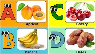 NEW! ABC Fruits Alphabet Song for Kids | Learn ABCs with Fun Fruit Characters |Little Dots #nursery