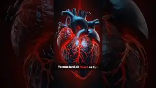 Mustard oil Harmful for Heart??🤔 #heart #mustardoil #shorts