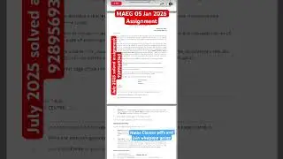 MAEG 05 Literary Criticism Assignment 2025-26 | MAEG Solved Assignment 2025-26 #ignouassignment2025