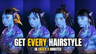 I Found ALL HAIRSTYLES In Under 4 Minutes SO YOU DON&rsquo;T HAVE TO | Avatar Frontiers of Pandora