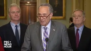 WATCH: Senate Democratic leaders speak to reporters following party policy luncheon