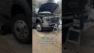 Стоимость самостоятельной замены масла. Ford F450 Powerstroke. #сделайсам #работа #снаряжение