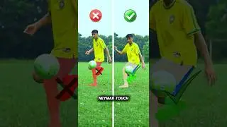 Neymar Control⚽️.#football #footballskills #soccer #shorts #tutorialvideo