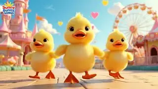 Sunny Duck Day 🌞🦆 | Happy Duckling Song for Kids | Quack & Play Nursery Rhyme