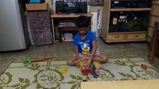 Creating dog house using building blocks