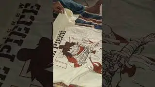 one piece Monkey D Luffy myntra t shirt 👕 #onepiece #tshirt #onlineshopping #unboxing #myntra