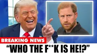 Дональд Трамп УНИЧТОЖАЕТ принца Гарри после телевизионной шутки Cringe