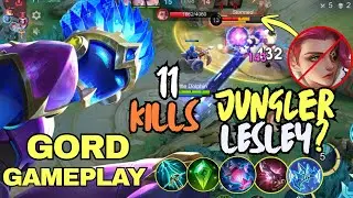 How to Punish Enemy's Jungler LESLEY ☺️☺️ Gord Top Global Build 😱😱 Gord Gameply 2025