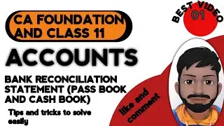 Cash book and pass book tricks to solve easily|| (for class 11 and ca foundation)