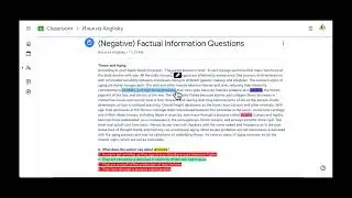 Читаем Factual Information Question для TOEFL Reading
