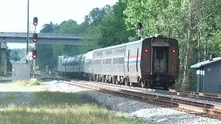 Amtrak Silver Meteor Train Out Of Here
