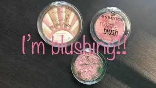 ESSENCE BLUSH SWATCH! Mosaic Blush, Kissed by the Light & Luminous Blush