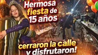Cierran la calle en hermosa Fiesta de 15 años de Danielq 